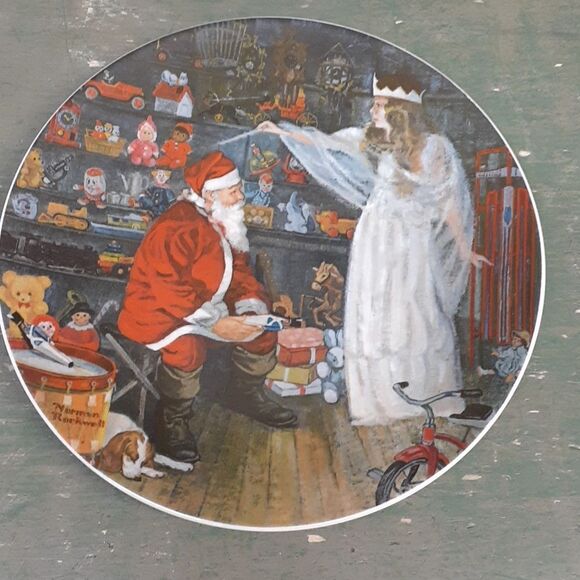 Norman Rockwell Deer Santy Plates, Pepsi Santa, Jolly old St.Nick, Snow Queen - Picture 2 of 11